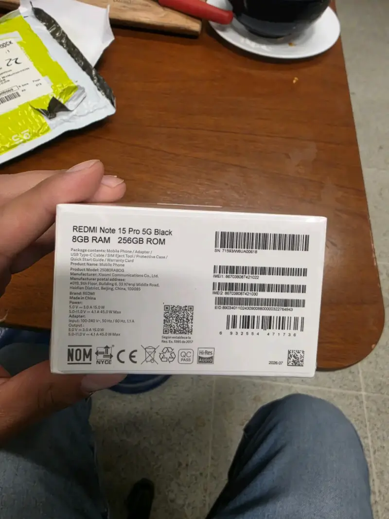 Xiaomi Redmi Note 15 Pro 5G Negro 256GB - 2