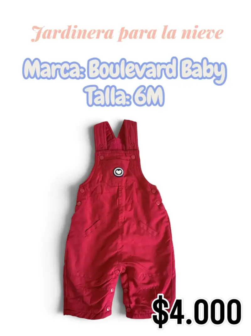 Jardinera para la nieve Boulevard Baby 6M