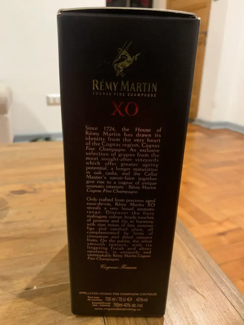 Cognac Rémy Martin XO Extra Old 750ml - 2