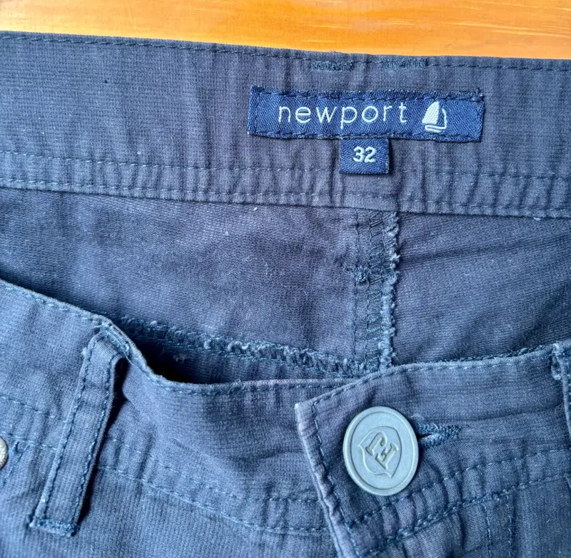 Pantalones Newport azul marino talla 32 - 3