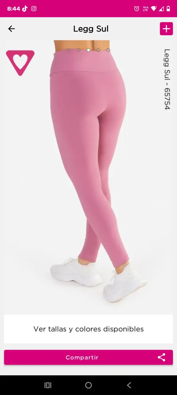 Leggings deportivos color negro para mujer - 1