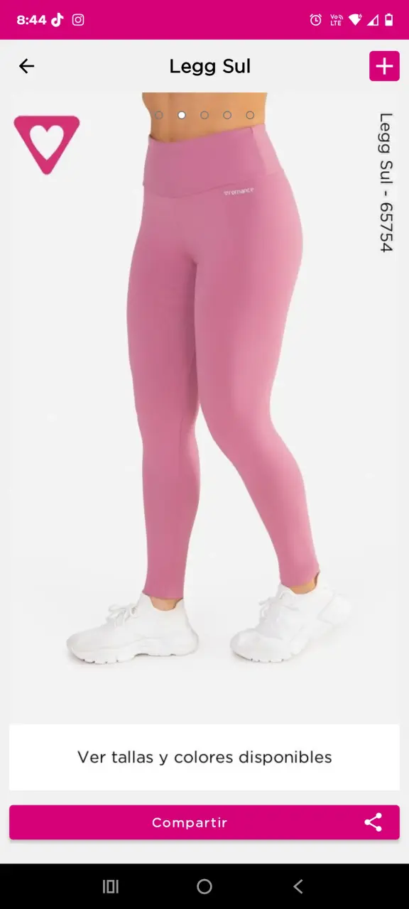 Leggings deportivos color negro para mujer - 2
