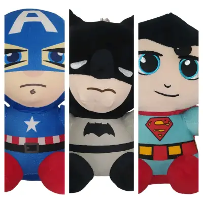Pack 3 Peluches Superhéroes - Nuevos - miniatura 1