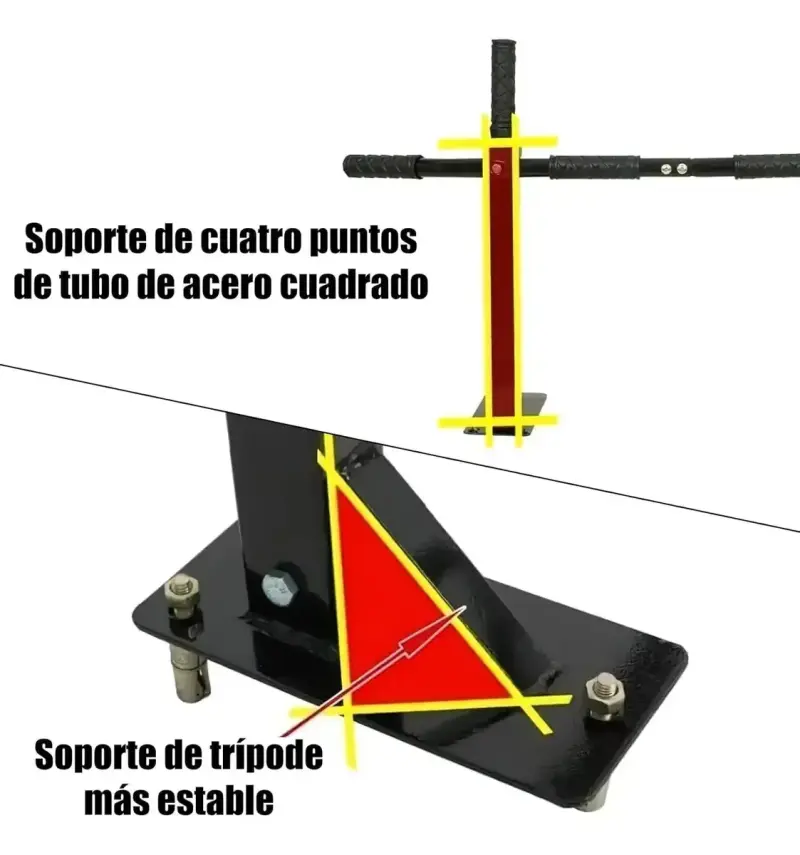 Barra de Dominadas Multigrip PRO – Acero Reforzado - 2