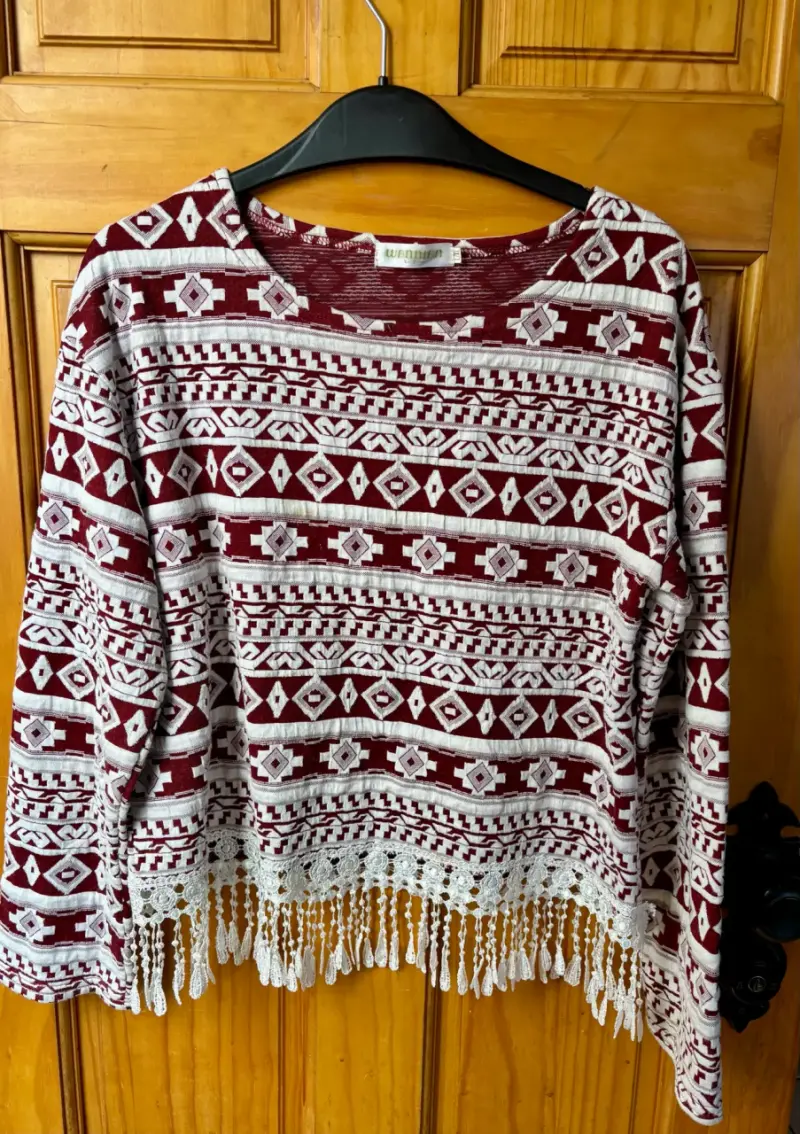 Suéter Bohemio con Flecos