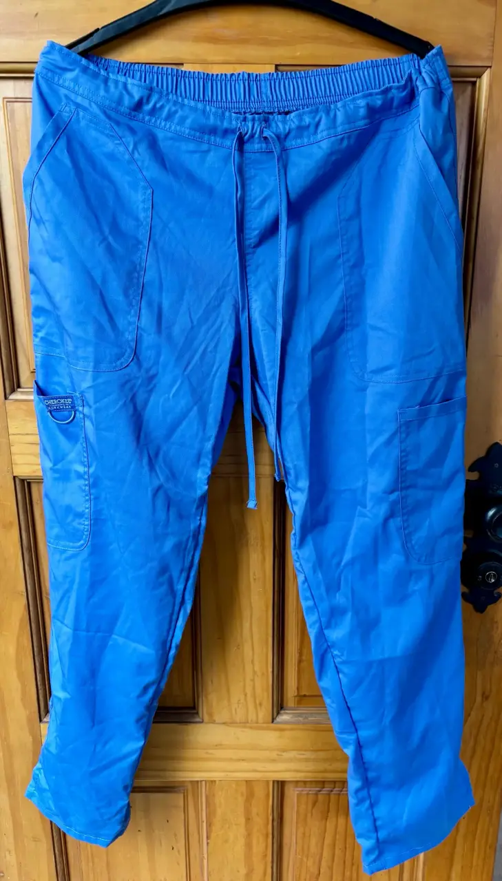 Pantalones médicos Cherokee azul talla M