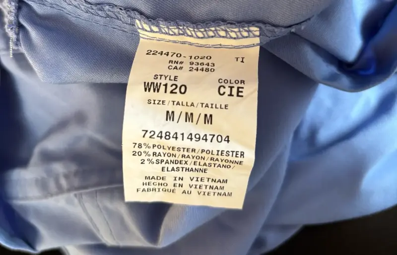 Pantalones médicos Cherokee azul talla M - 3
