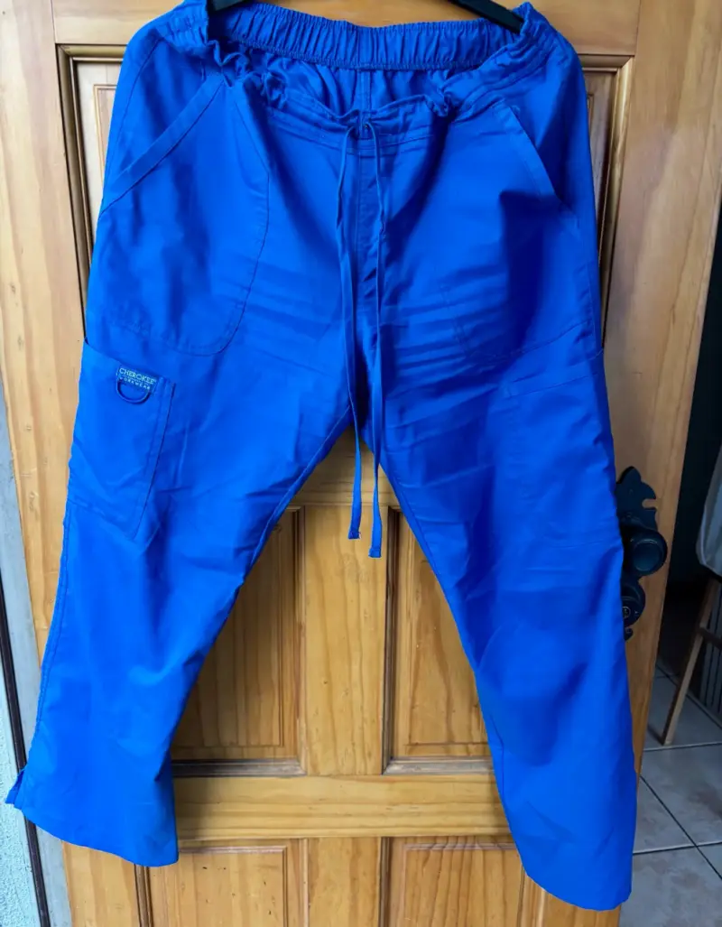 Pantalones médicos Cherokee azul talla S