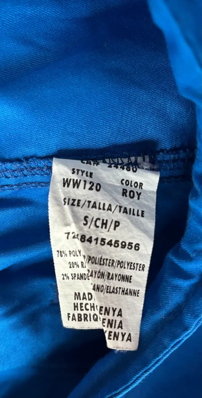 Pantalones médicos Cherokee azul talla S - 3