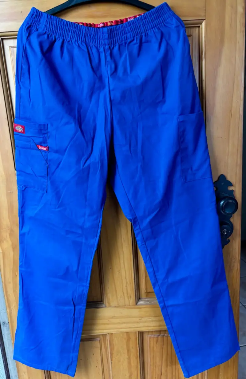 Pantalones médicos azules Dickies para hombre