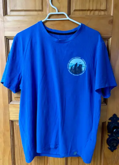 Polera azul Kannu Outdoor para hombre - miniatura 1