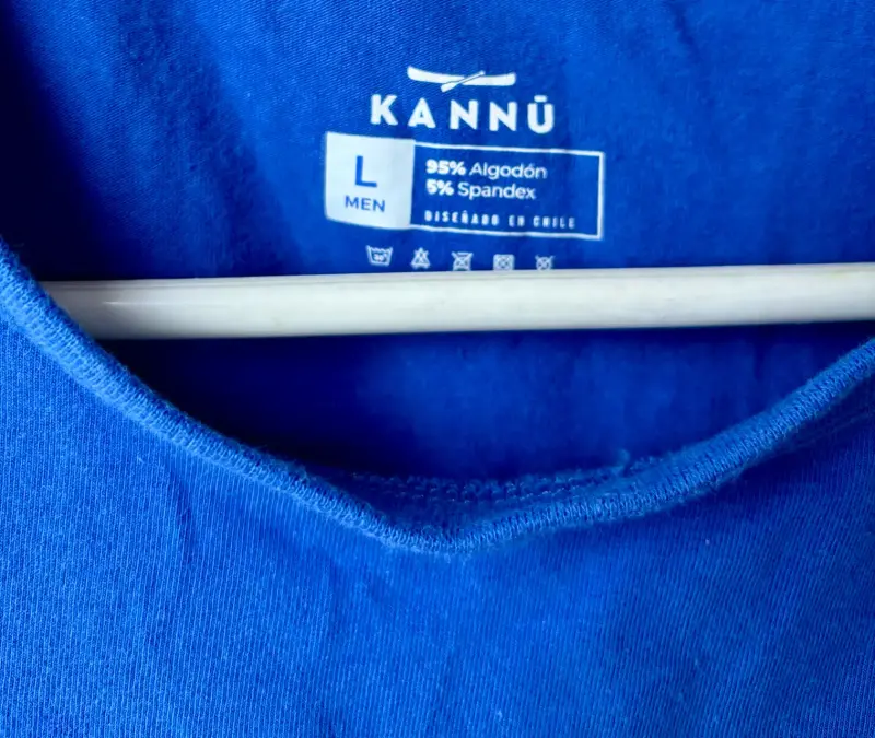 Polera azul Kannu Outdoor para hombre - 3