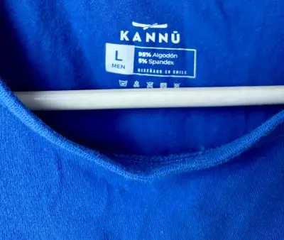 Polera azul Kannu Outdoor para hombre - miniatura 3