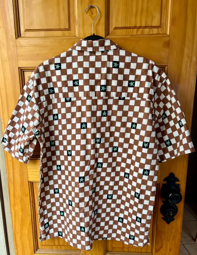 Camisa a cuadros marrón - 2
