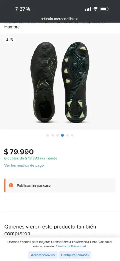 Botines de fútbol Puma Future Z negros - miniatura 3