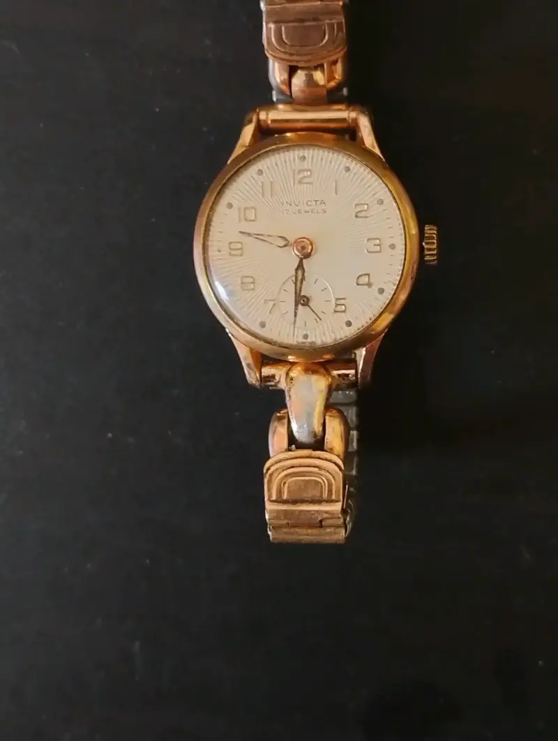 Reloj de Pulsera Invicta Vintage Dorado - 5
