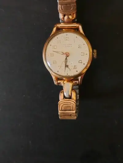 Reloj de Pulsera Invicta Vintage Dorado - miniatura 5