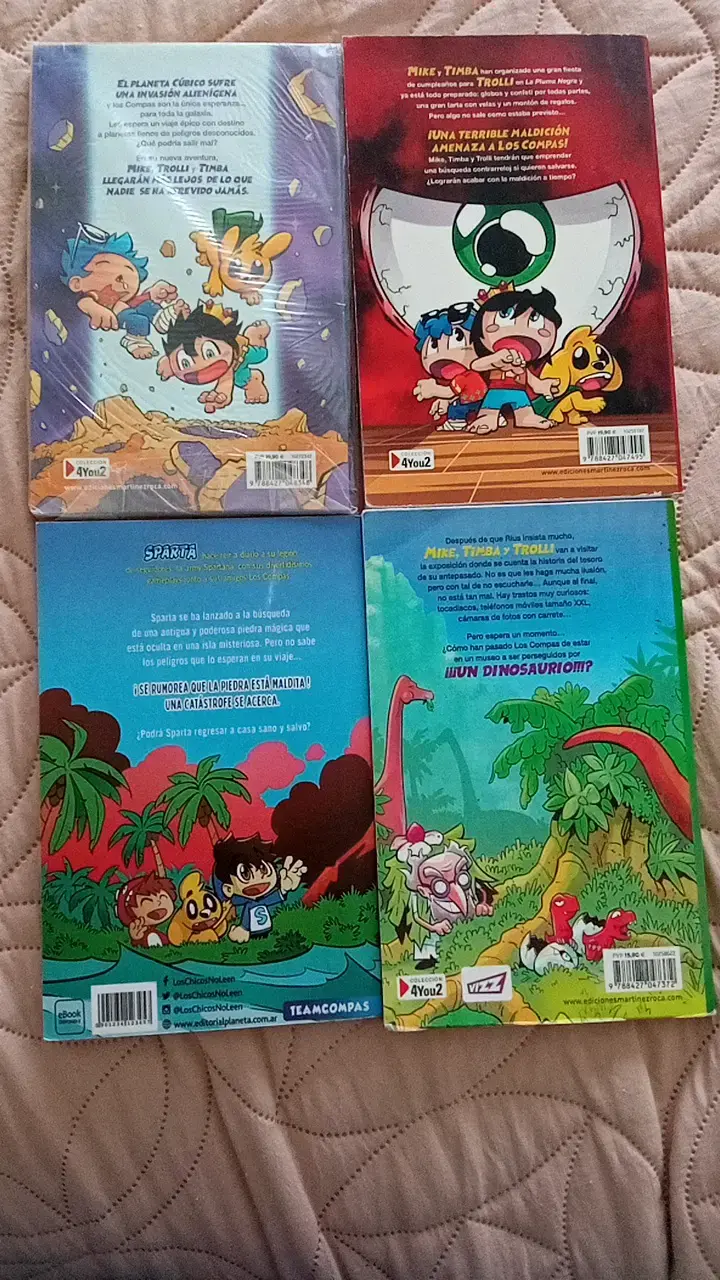 Colección de libros Los Compas y Sparta - 2