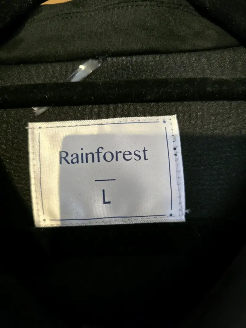 Chaqueta Negra Rainforest Talla L - 2