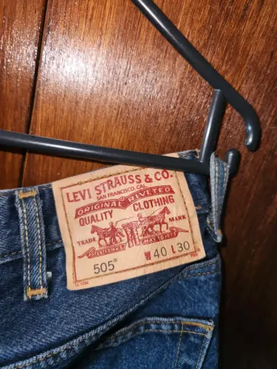 Jeans Levi's 505 Regular Fit Talla 40 Largo 30 - miniatura 1