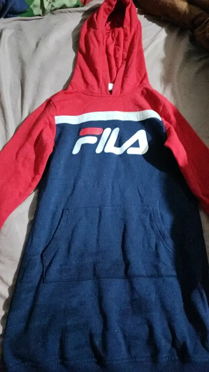 Polerón con capucha Fila rojo y azul