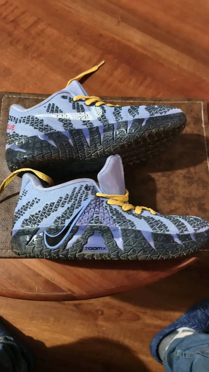 Zapatillas deportivas Nike ZoomX azul y amarillo - 3