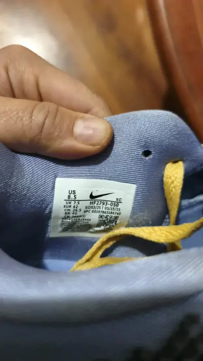 Zapatillas deportivas Nike ZoomX azul y amarillo - miniatura 5