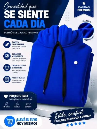 Polerón de Algodón Peruano Premium - miniatura 2