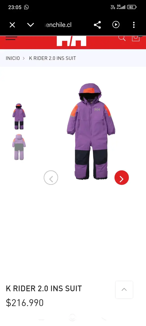 Traje de nieve niño Helly Hansen / K RIDER 2.0 INS - 6