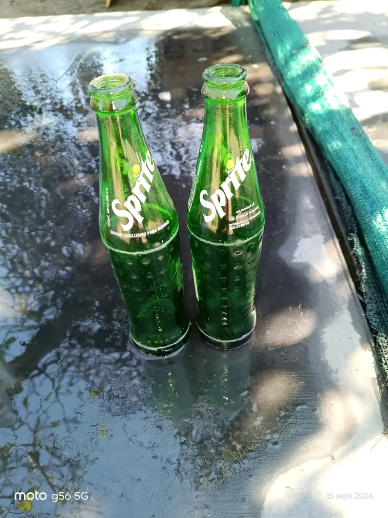 Botellas ochentas vidrio vintage Coca-Cola y Vital - 5