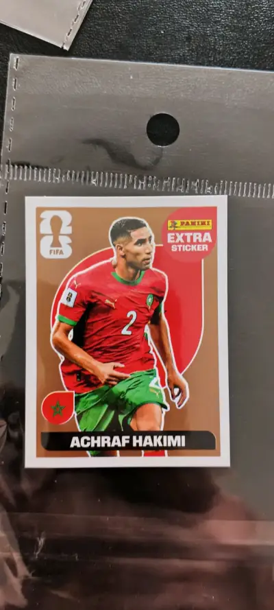 Panini Extra Sticker Achraf Hakimi Mundial 2026 - miniatura 1