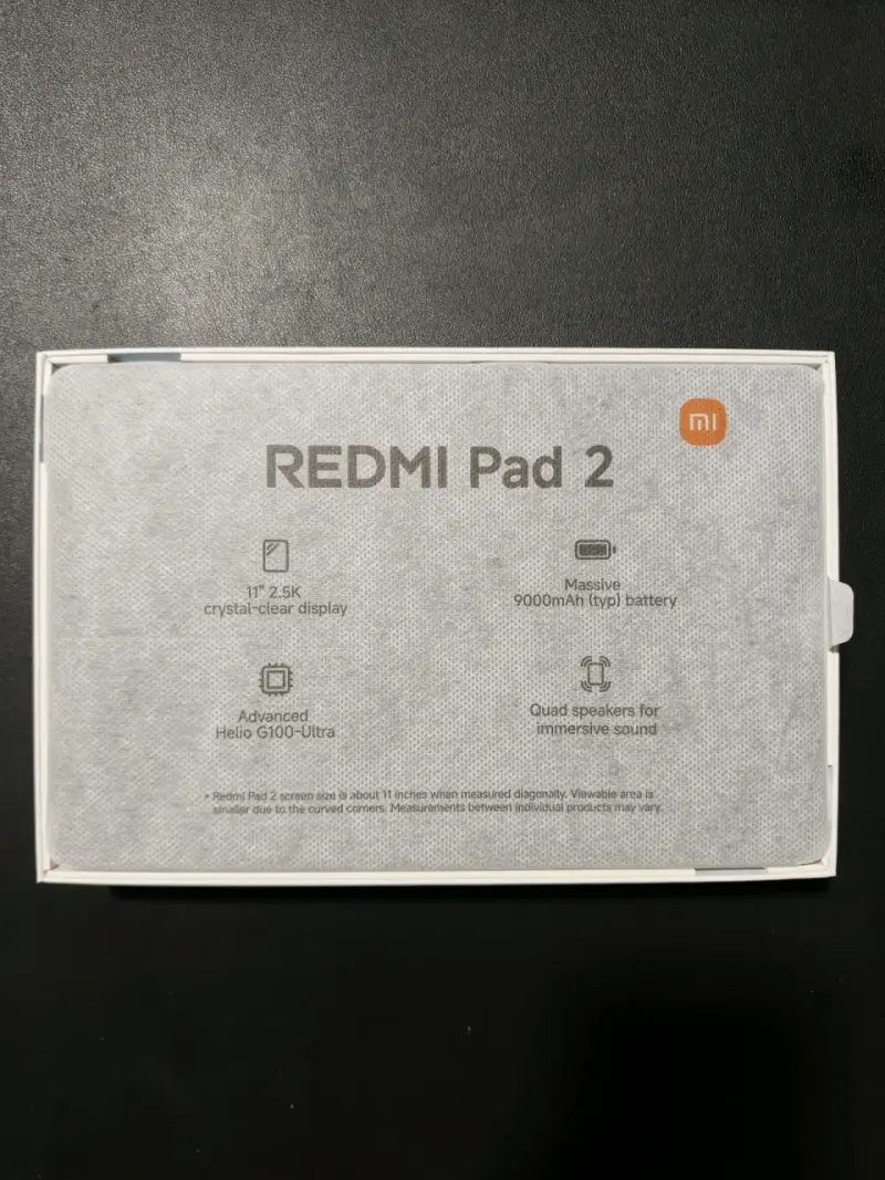 Tablet Xiaomi Redmi Pad 2 con Pantalla 11" - 4