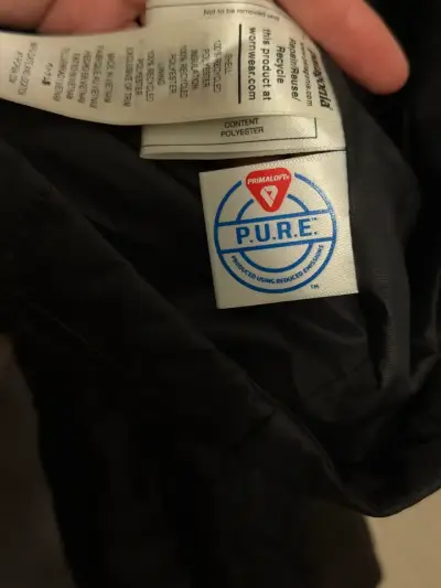 Chaqueta Patagonia Nano Puff negra con capucha - miniatura 4