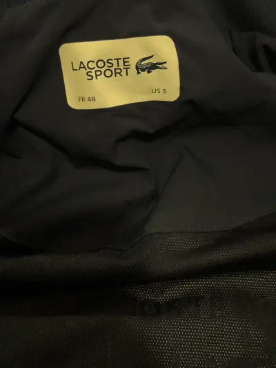 Chaleco sin mangas Lacoste Sport azul marino - miniatura 2