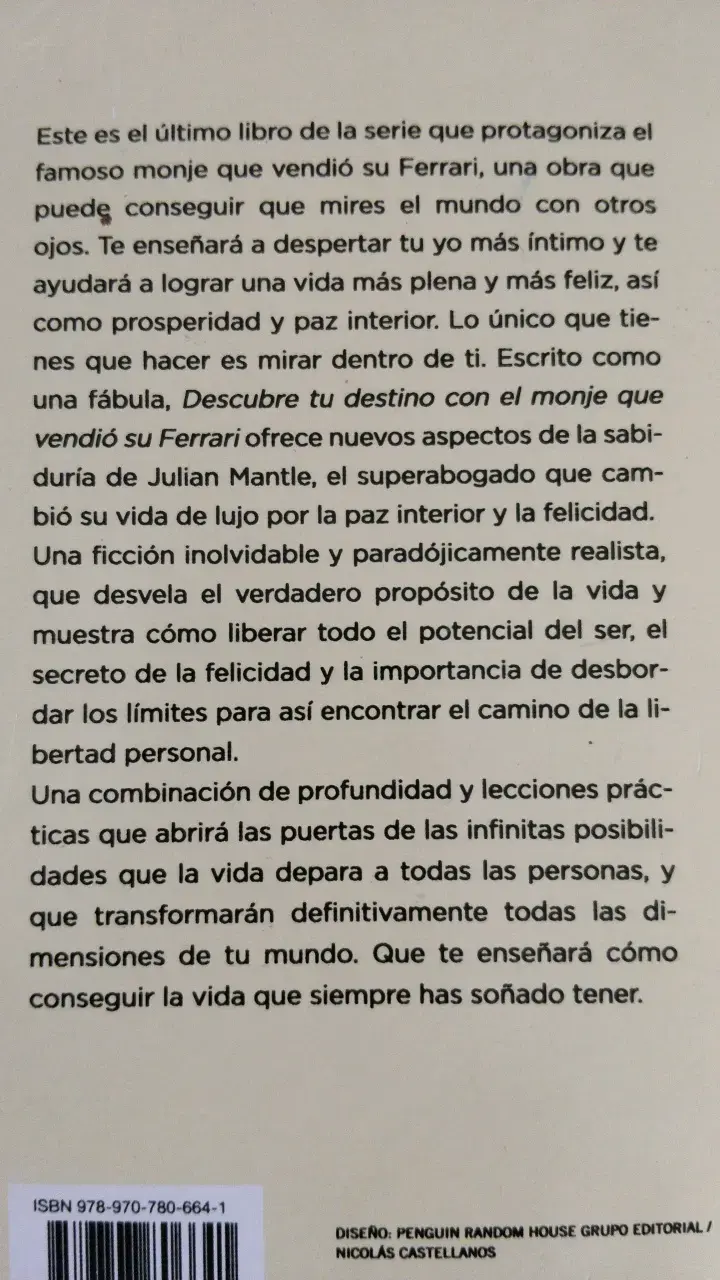 Libro 'Descubre Tu Destino' de Robin Sharma - 2