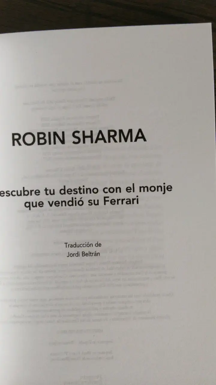 Libro 'Descubre Tu Destino' de Robin Sharma - 3
