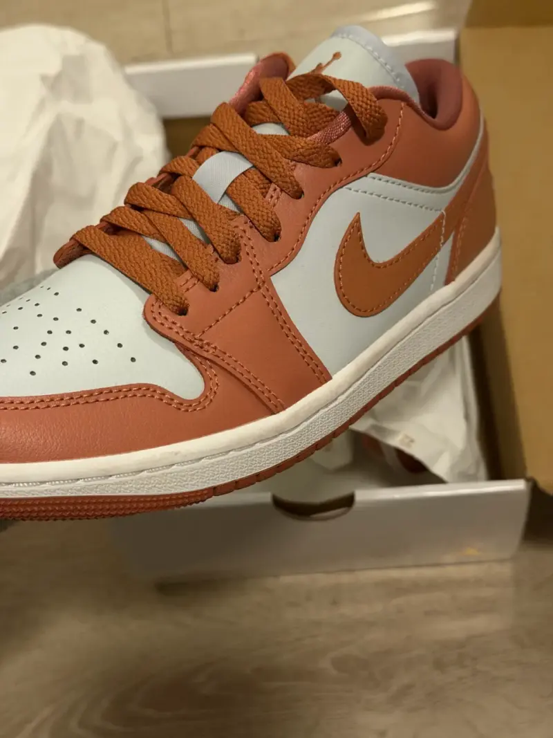 Zapatillas Nike Air Jordan 1 Low Mujer Naranja - 1