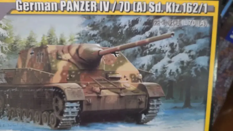 Maqueta de tanque alemán Panzer IV/70 (A) - 1