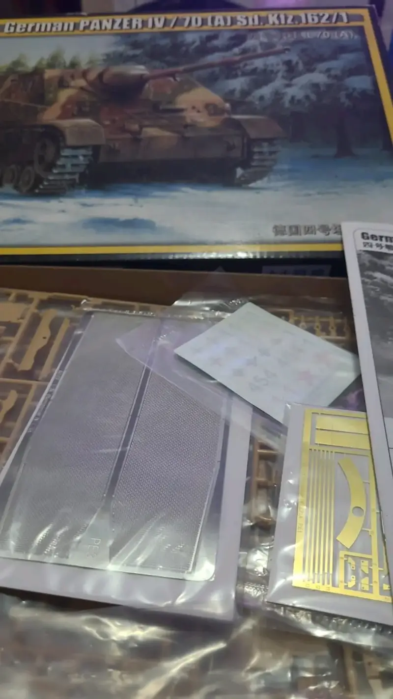 Maqueta de tanque alemán Panzer IV/70 (A) - 3