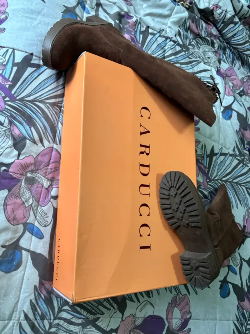 Botas altas de gamuza marrón Carducci - 2