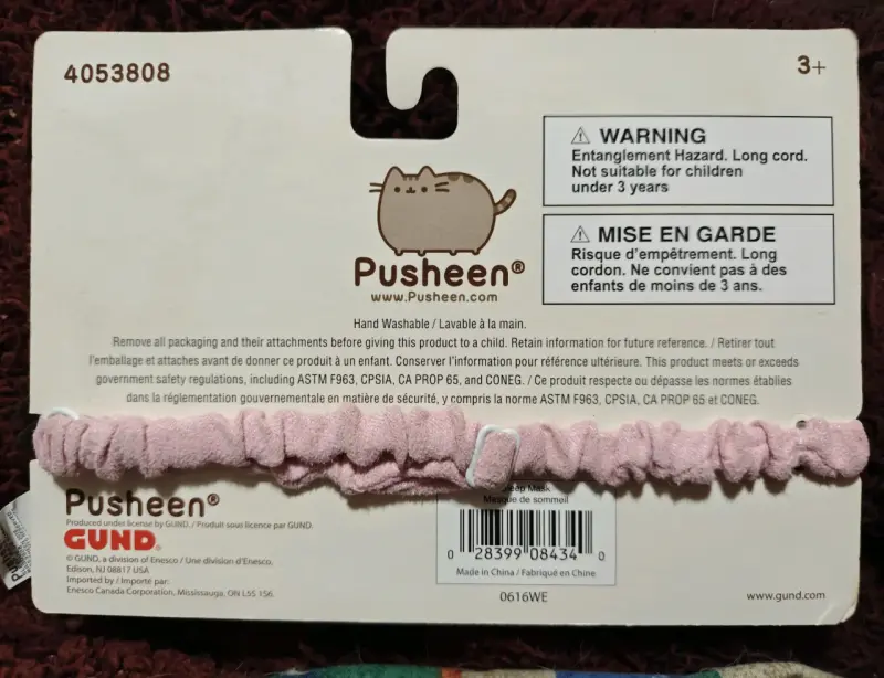Antifaz de Sueño Pusheen Original - 2