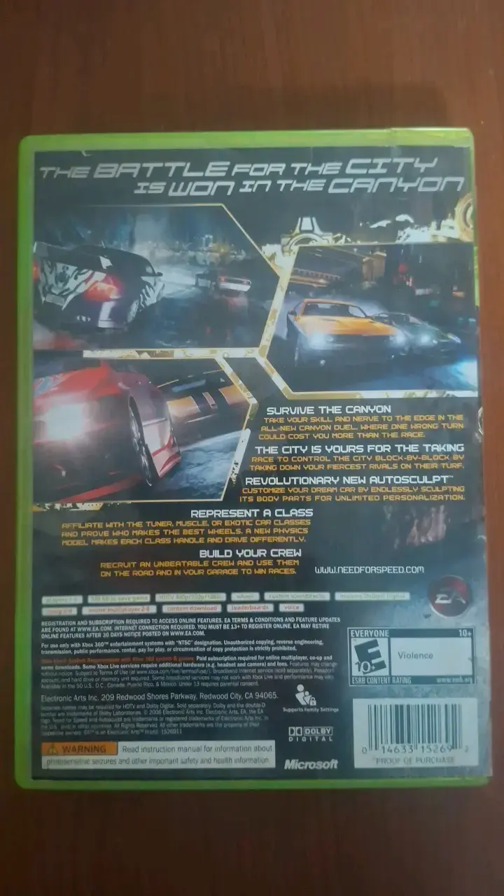 Juego Xbox 360 Need for Speed Carbon - 4