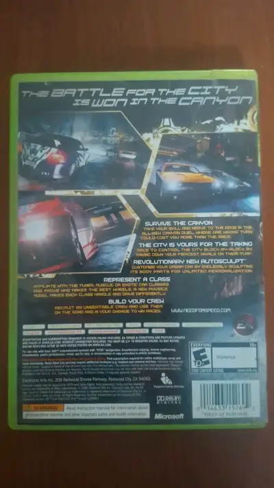 Juego Xbox 360 Need for Speed Carbon - miniatura 4