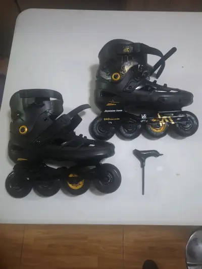 Patines KRF Angel Black/Gold Talla 42 - miniatura 3