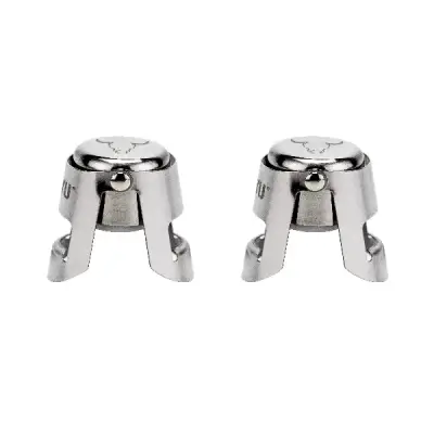 Tapones de acero inoxidable para botellas de vino Wayu - miniatura 1