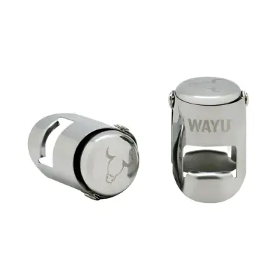 Tapones de acero inoxidable para botellas de vino Wayu - miniatura 2