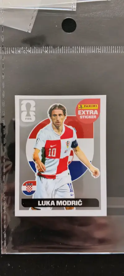 Panini Extra Sticker Luka Modric Último Mundial - miniatura 1
