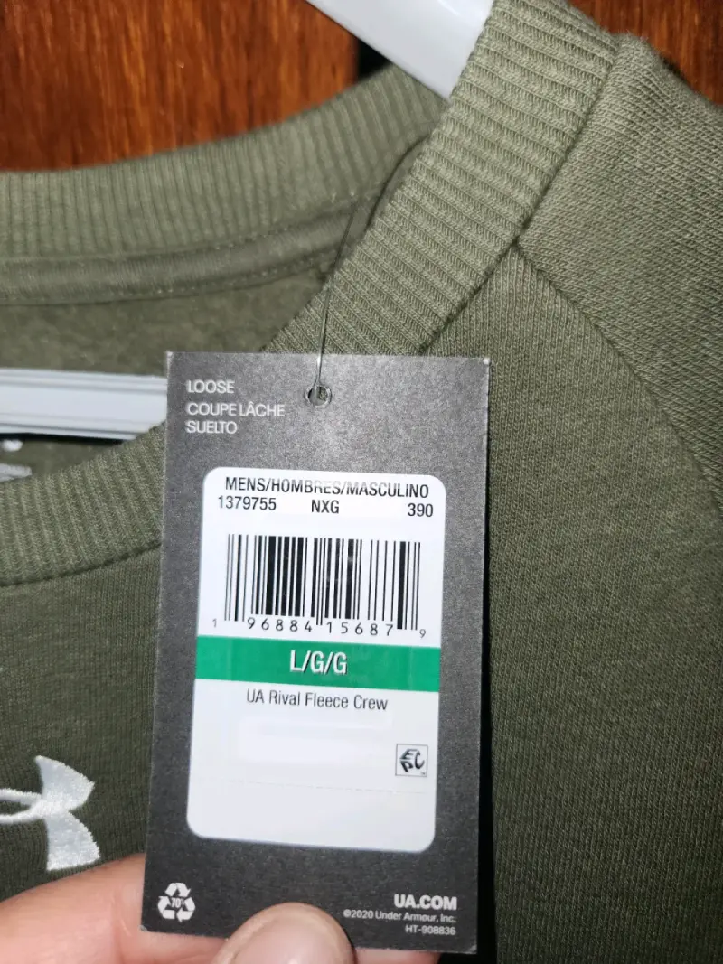 Polerón verde Under Armour para hombre L Nuevo - 2