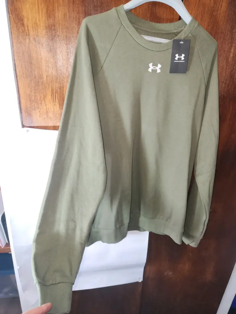 Polerón verde Under Armour para hombre L Nuevo - 3