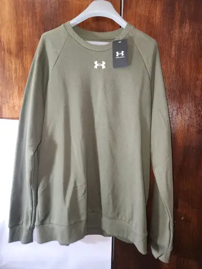 Polerón verde Under Armour para hombre L Nuevo - miniatura 4